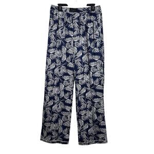 Ted Baker Luxe Print Pajama Pants In Bridge Botanical Mens Large 100% Cotton